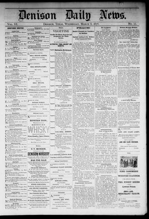 Denison Daily News. (Denison, Tex.), Vol. 6, No. 11, Ed. 1 Wednesday, March 6, 1878