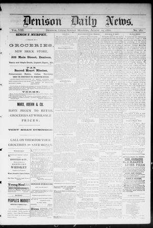 Denison Daily News. (Denison, Tex.), Vol. 8, No. 162, Ed. 1 Sunday, August 29, 1880