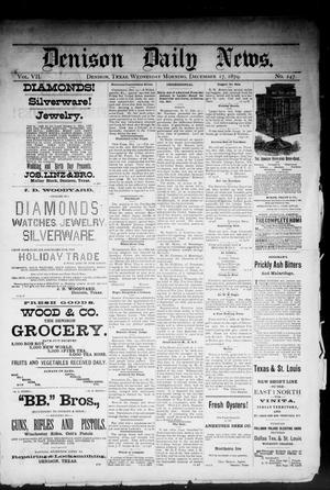 Denison Daily News. (Denison, Tex.), Vol. 7, No. 247, Ed. 1 Wednesday, December 17, 1879