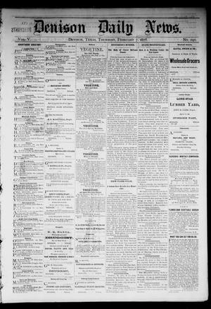 Denison Daily News. (Denison, Tex.), Vol. 5, No. 291, Ed. 1 Thursday, February 7, 1878
