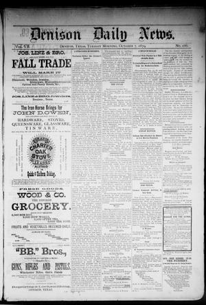 Denison Daily News. (Denison, Tex.), Vol. 7, No. 186, Ed. 1 Tuesday, October 7, 1879