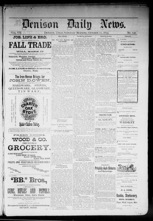Denison Daily News. (Denison, Tex.), Vol. 7, No. 190, Ed. 1 Saturday, October 11, 1879