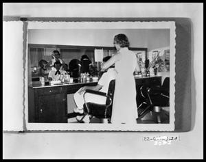 Primary view of object titled 'Beauty Shop Interior with Staff #2'.