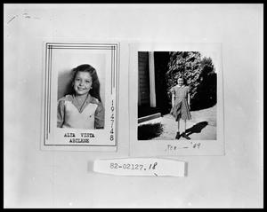 Primary view of object titled 'School Picture of a Little Girl; Portrait of Little Girl'.