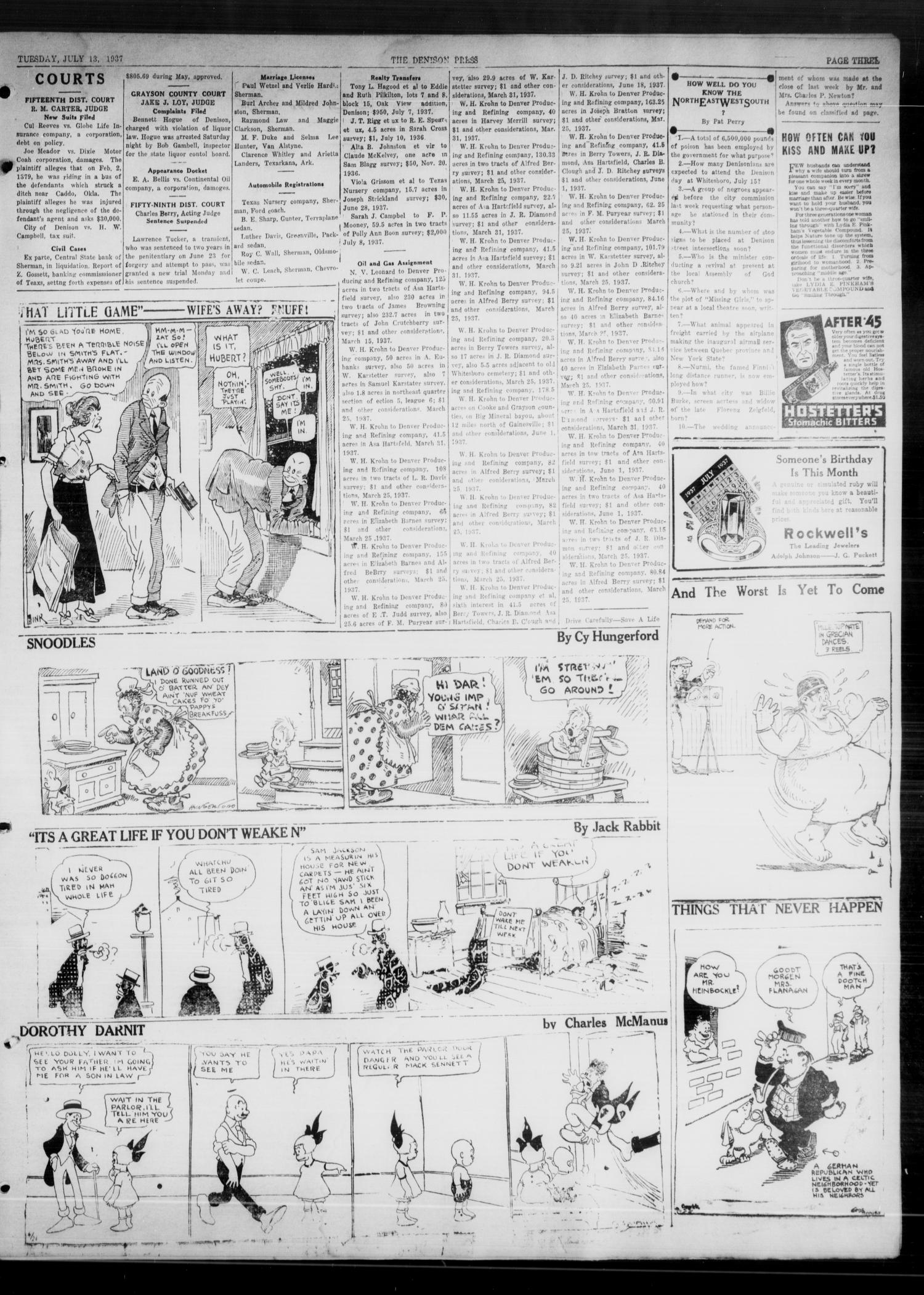 The Denison Press (Denison, Tex.), Vol. 4, No. 18, Ed. 1 Tuesday, July 13, 1937
                                                
                                                    [Sequence #]: 3 of 4
                                                