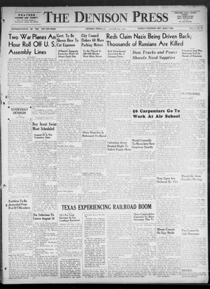 The Denison Press (Denison, Tex.), Vol. 8, No. 33, Ed. 1 Saturday, August 2, 1941