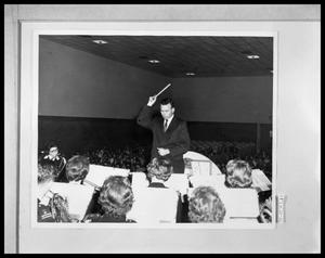 Primary view of object titled 'Man Conducting Band'.