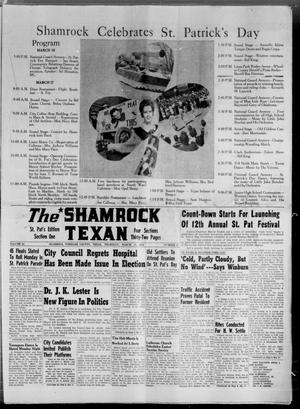 Primary view of object titled 'The Shamrock Texan (Shamrock, Tex.), Vol. 54, No. 47, Ed. 1 Thursday, March 13, 1958'.