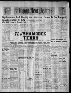 Primary view of object titled 'The Shamrock Texan (Shamrock, Tex.), Vol. 61, No. 39, Ed. 1 Thursday, December 31, 1964'.