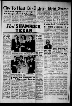 Primary view of object titled 'The Shamrock Texan (Shamrock, Tex.), Vol. 63, No. 34, Ed. 1 Thursday, November 24, 1966'.