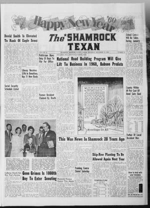 Primary view of object titled 'The Shamrock Texan (Shamrock, Tex.), Vol. 56, No. 38, Ed. 1 Thursday, December 31, 1959'.