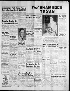 Primary view of object titled 'The Shamrock Texan (Shamrock, Tex.), Vol. 54, No. 31, Ed. 1 Thursday, November 21, 1957'.