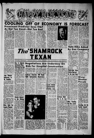 Primary view of object titled 'The Shamrock Texan (Shamrock, Tex.), Vol. 63, No. 39, Ed. 1 Thursday, December 29, 1966'.