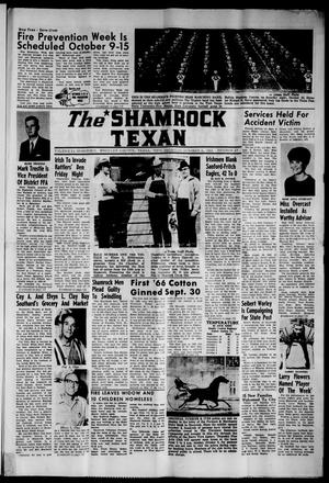 Primary view of object titled 'The Shamrock Texan (Shamrock, Tex.), Vol. 63, No. 27, Ed. 1 Thursday, October 6, 1966'.