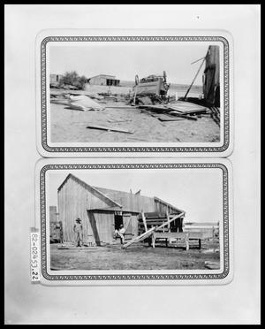 Primary view of object titled 'Tornado Damage of Wagon and Barn'.