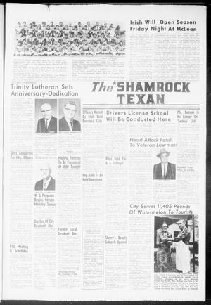 Primary view of object titled 'The Shamrock Texan (Shamrock, Tex.), Vol. 64, No. 23, Ed. 1 Thursday, September 7, 1967'.