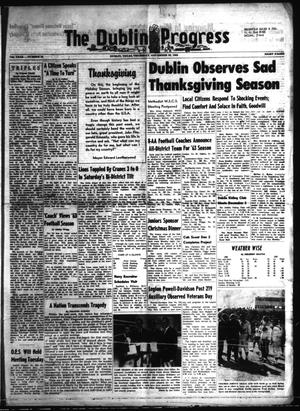 The Dublin Progress (Dublin, Tex.), Vol. 75, No. 36, Ed. 1 Thursday, November 28, 1963