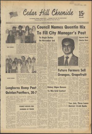 Cedar Hill Chronicle (Cedar Hill, Tex.), Vol. 12, No. 9, Ed. 1 Thursday, October 23, 1975