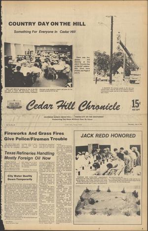 Primary view of object titled 'Cedar Hill Chronicle (Cedar Hill, Tex.), Vol. 14, No. 44, Ed. 1 Thursday, July 6, 1978'.