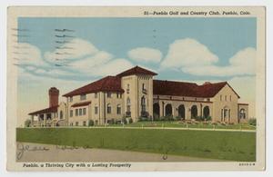 [Postcard of Pueblo Gold and Country Club]