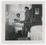 Photograph: [Mrs. L. B. Norris and Miss M. E. Garrett Sewing]