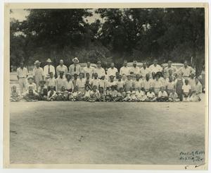 Primary view of object titled '[Group Portrait of Men and Boys]'.