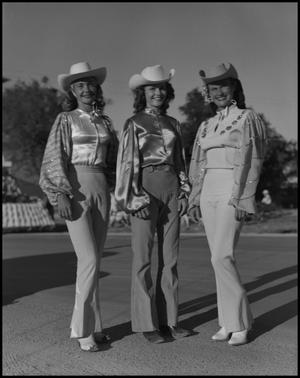 [Photograph of Young Women at Rodeo Parade]