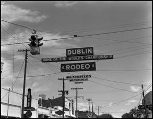 [Photograph of Dublin Rodeo Street Sign]
