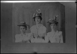 [Photograph of Fannie Welch, Mollie Gregory, and Dora Nabors]