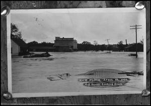 [Photograph of Bosque River Flood]