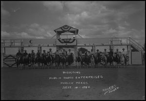 Primary view of object titled '[Photograph of Dublin Rodeo Enterprises, Inc. Directors]'.