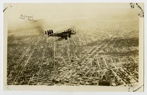 Primary view of object titled '[Plane Over Dallas]'.