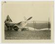 Thumbnail image of item number 1 in: '[Photograph of Crashed Biplane]'.