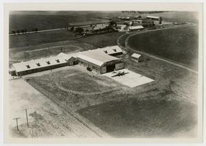 Primary view of object titled '[Aerial View of Bennett Aircraft Corporation]'.