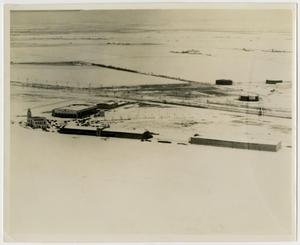 [Photograph of Airport Covered with Snow]