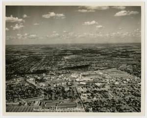 Primary view of object titled '[Aerial View of Dallas]'.