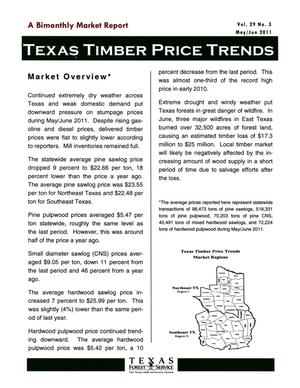 Primary view of object titled 'Texas Timber Price Trends, Volume 29, Number 3, May/June 2011'.