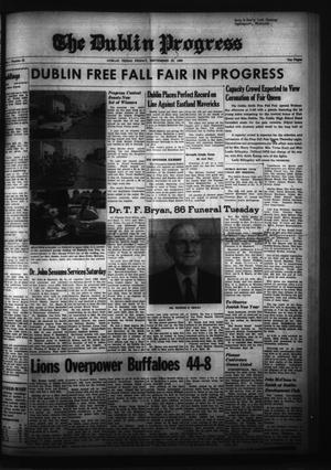 The Dublin Progress (Dublin, Tex.), Vol. 72ND YEAR, No. 28, Ed. 1 Friday, September 23, 1960