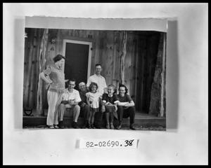 Primary view of object titled 'People on Porch'.
