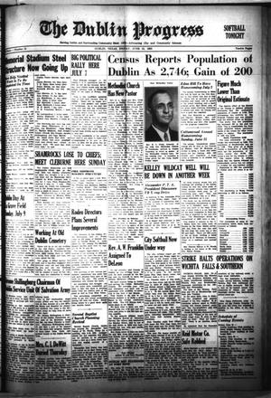 The Dublin Progress (Dublin, Tex.), Vol. 62 YEARS, No. 13, Ed. 1 Friday, June 16, 1950
