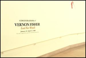 Concentrations 17: Vernon Fisher, Lost for Words [Photograph DMA_1328-02]