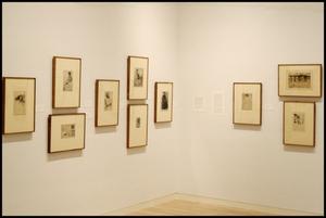 Primary view of object titled 'Drawing Near: Whistler Etchings from the Zelman Collection [Photograph DMA_1370-12]'.