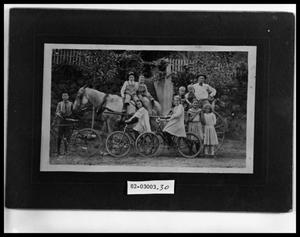Primary view of object titled 'Children on Bicycles and Horse'.