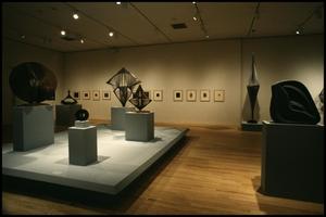 Primary view of object titled 'Naum Gabo: Sixty Years of Constructivism [Photograph DMA_1374-11]'.