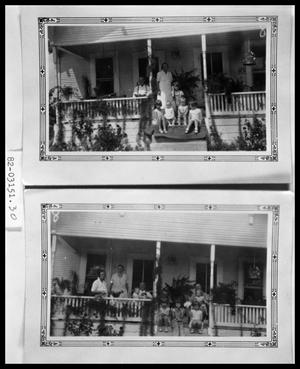 Primary view of object titled 'Family on Front Porch'.