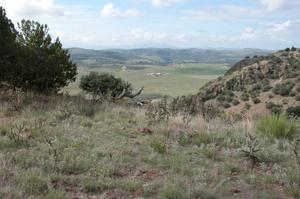 Primary view of object titled 'Sproul Ranch, mesa top view of the ranch'.