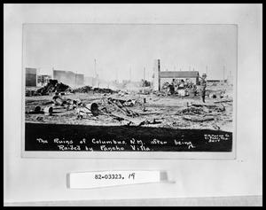 Primary view of object titled 'Town Ruins After Raid'.