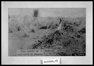 Primary view of object titled 'Grave with Arm Projecting Out #1'.