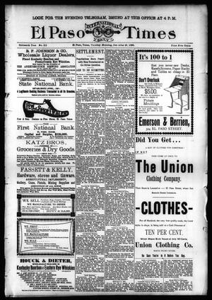 El Paso International Daily Times (El Paso, Tex.), Vol. SIXTEENTH YEAR, No. 313, Ed. 1 Tuesday, December 29, 1896