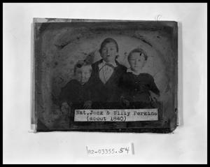 Portrait of Nat, Billy and Billy Perkins